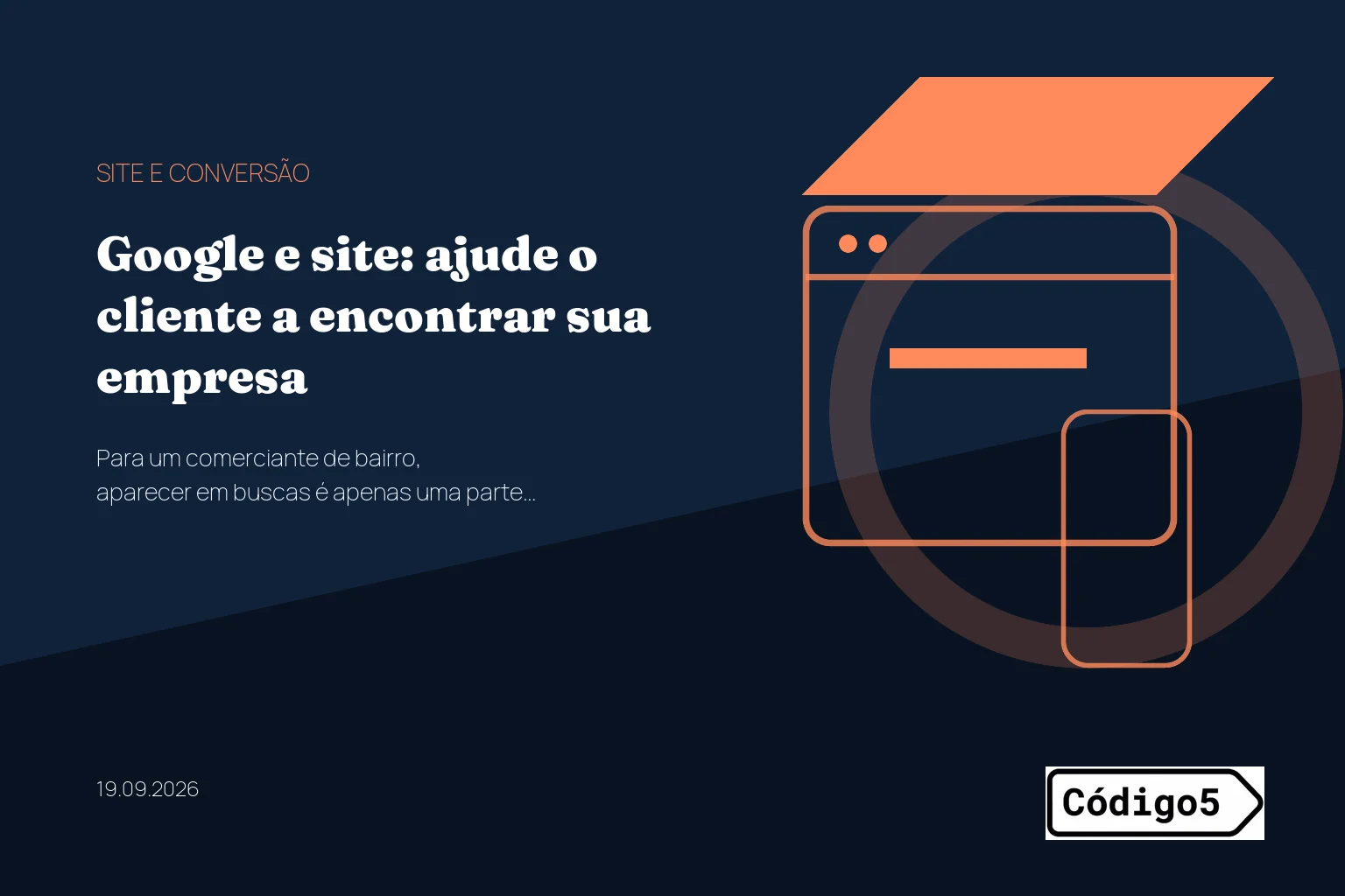 Google e site: ajude o cliente a encontrar sua empresa